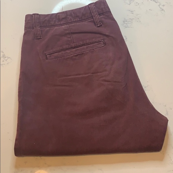 GAP Slim Fit Maroon Chinos - Picture 2 of 2